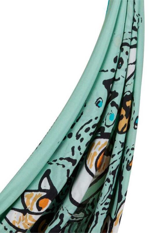 Migration Silk Shawl Green - 5