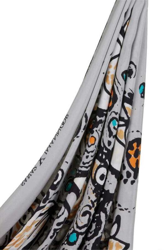 Migration Silk Shawl Grey - 5