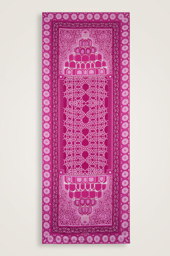 Mihrab Mor Pamuk İpek Şal 80x210 - Imannoor (1)