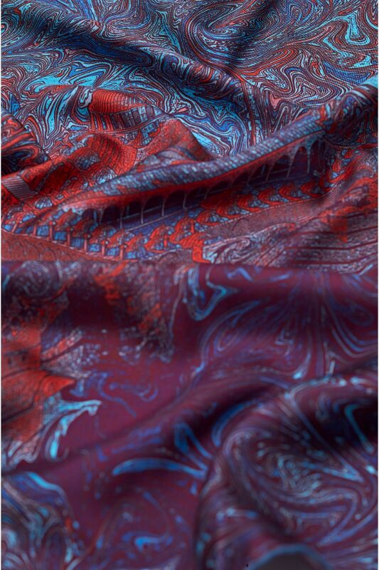 Mihrimah Sultan Twill Silk Foulard - 3