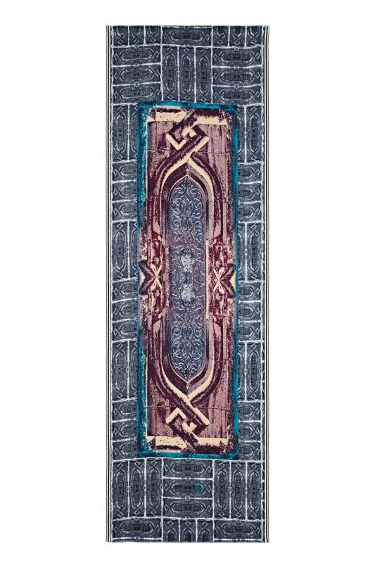 Minber Gri Yün Şal - 1