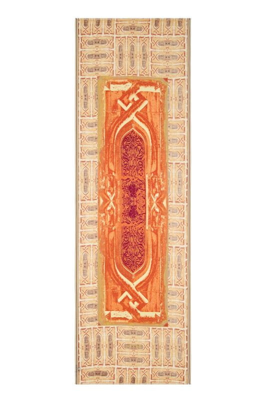 Minber Sarı Yün Şal - 1