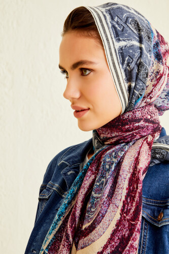 Minber Wool Shawl Grey - 4