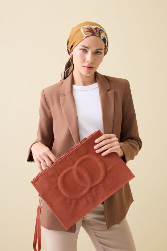 Minimal Noor Kiremit Portföy Çanta - Imannoor (1)