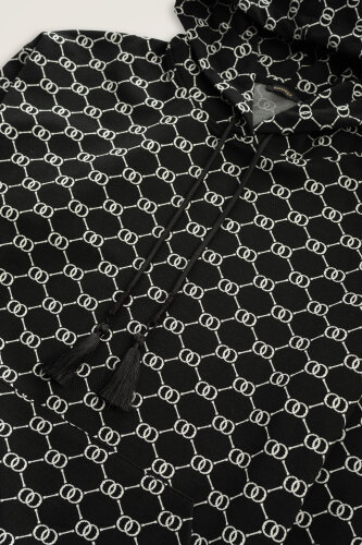 Monogram Black Knit Sweater - 4