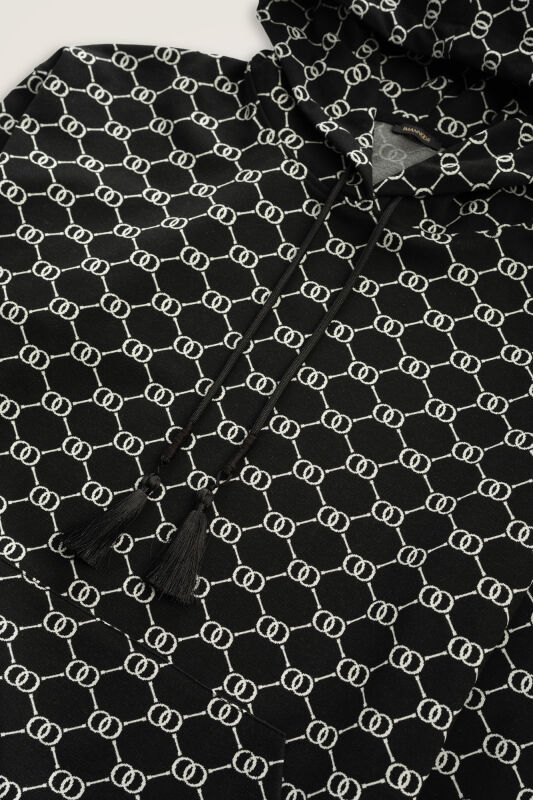 Monogram Black Knit Sweater - 4