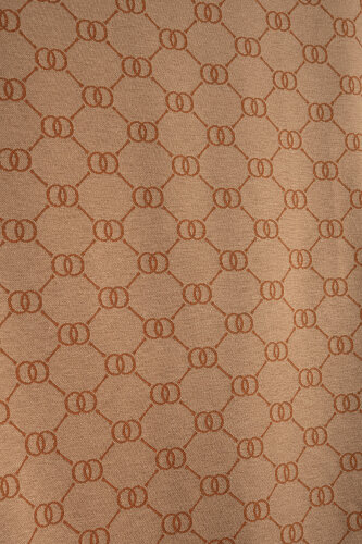 Monogram Jakar Açık Kahve Örme Etek - Imannoor (1)