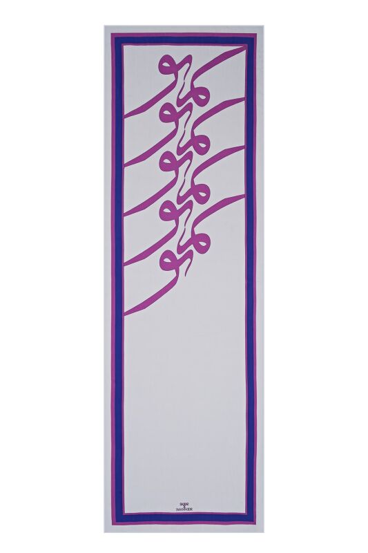 Nev Gri Flosh Viskon Şal - 1