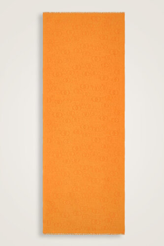 Noor Altın Jakarlı İpek Şal 70x200 - Imannoor (1)