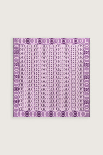 Noor Road 2 Lilac Silk Scarf - 2