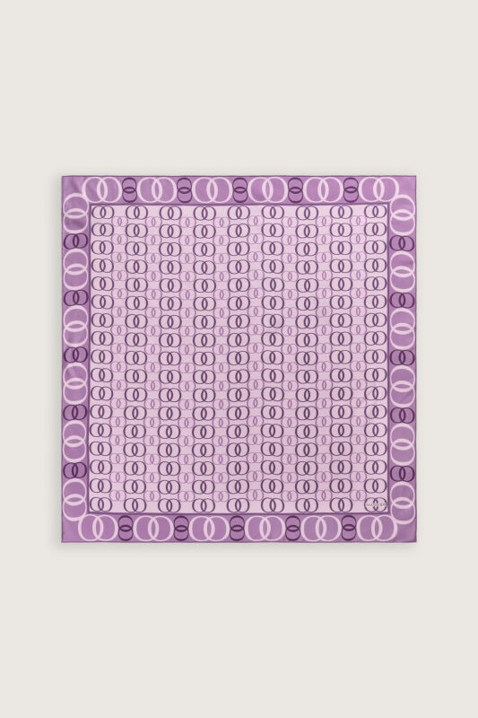 Noor Road 2 Lilac Silk Scarf - 2