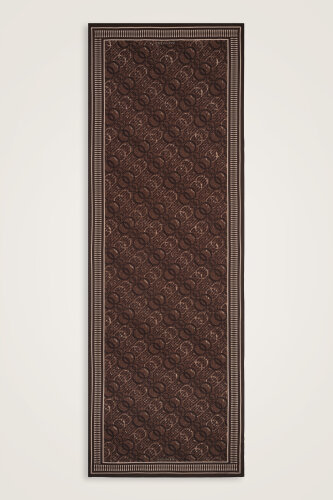 Noor Yağmuru Kahverengi Pamuk Floş Şal 70x210 - Imannoor (2)