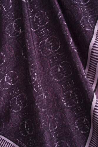 Noor Yağmuru Leylak Pamuk Floş Şal 70x210 - Imannoor (4)