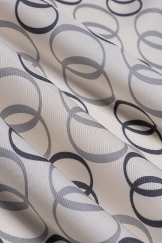 Noor Yolu 2 Beyaz-Gri Tivil İpek Eşarp 90x90 - Imannoor (4)