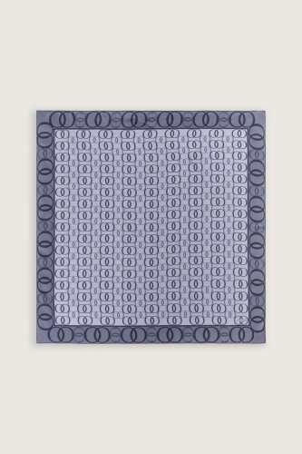 Noor Yolu 2 İndigo Tivil İpek Eşarp 90x90 - Imannoor (2)