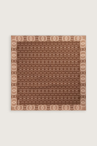 Noor Yolu 2 Tarçın Tivil İpek Eşarp 90x90 - Imannoor (2)