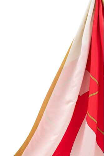 Patience Flosh Viscose Shawl Red - 5