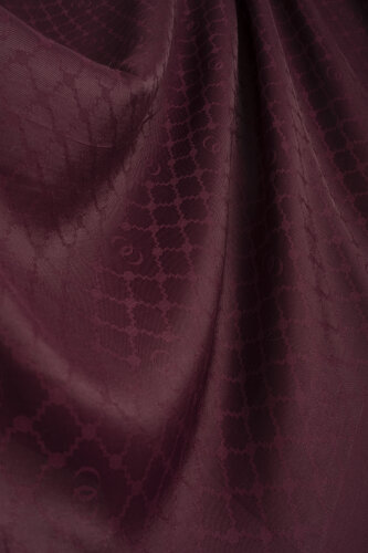 Pencere Kafes Bordo Ramy Jakar Şal 70x210 - 4