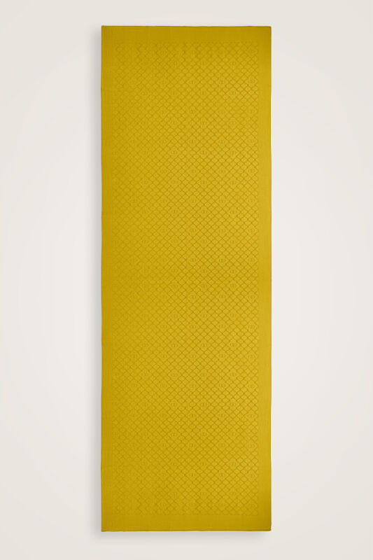 Pencere Kafes Hardal Ramy Jakar Şal 70x210 - 2