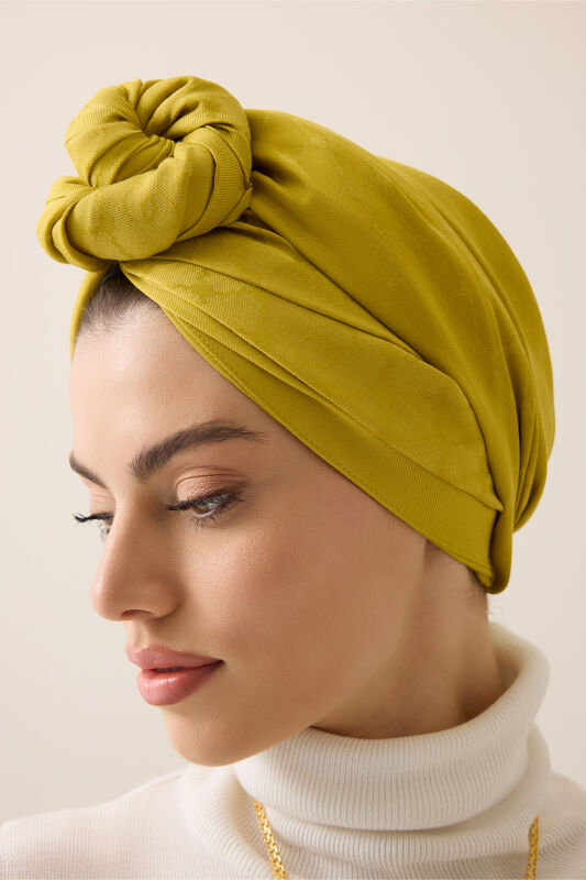 Pencere Kafes Hardal Ramy Jakar Şal 70x210 - 1