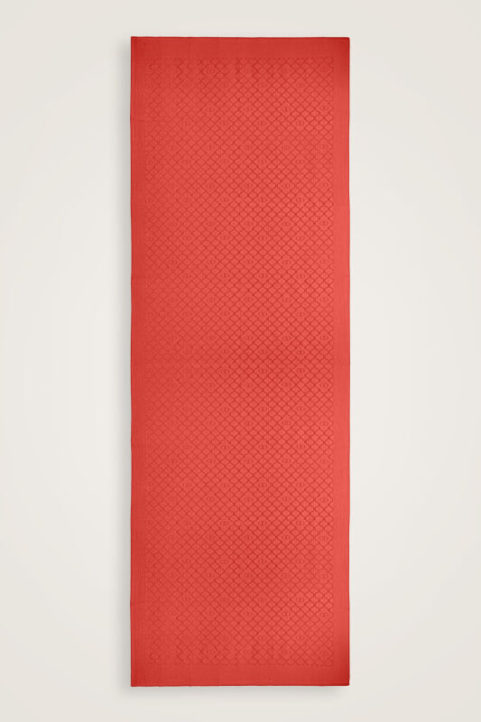 Pencere Kafes Nar Çiçeği Ramy Jakar Şal 70x210 - 2