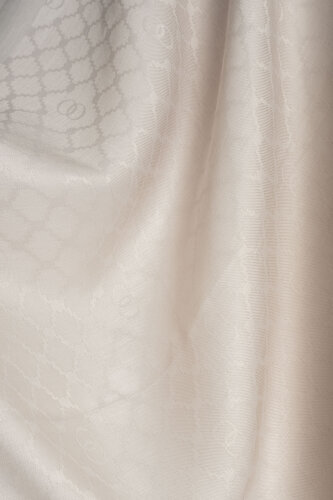 Pencere Kafes Pudra Ramy Jakar Şal 70x210 - 4