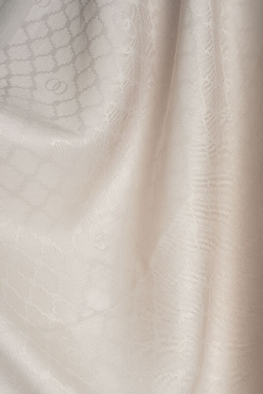 Pencere Kafes Pudra Ramy Jakar Şal 70x210 - 4