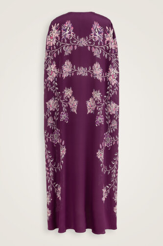 Peony Plum Silk Abaya - Imannoor (4)