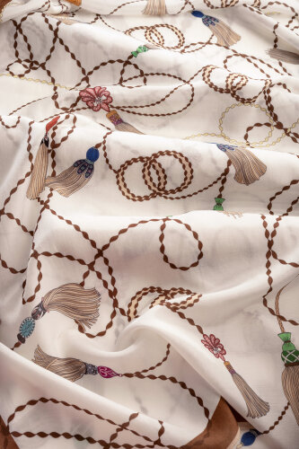 Püskül Noor Beyaz Floş Pamuk Şal 70x210 - Imannoor (4)