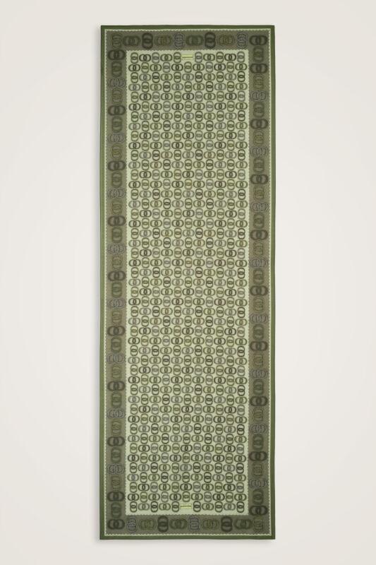 Sarma Noor Haki Pamuk Floş Şal 70x210 - 2