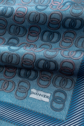 Sarma Noor İndigo Tivil İpek Eşarp 90x90 - Imannoor (4)