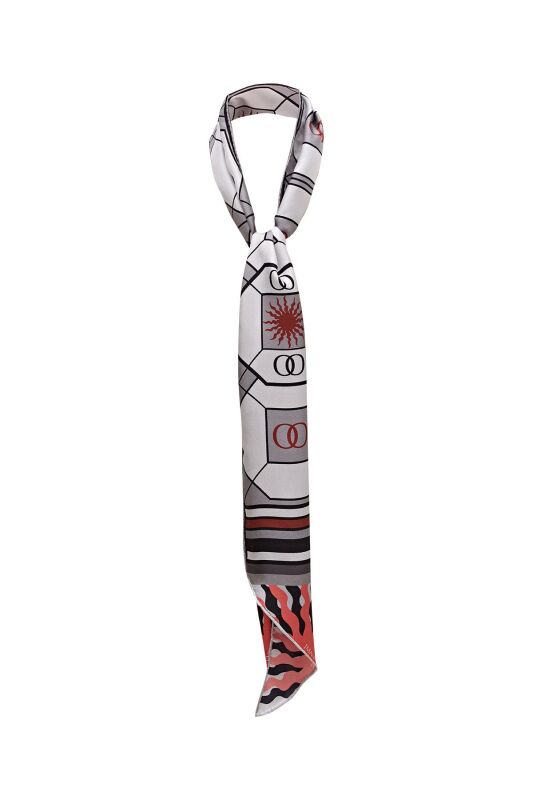 Seljuk Sun Twilly Foulard Grey - 4