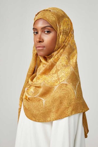 Semazen Silk Shawl Beige - 2