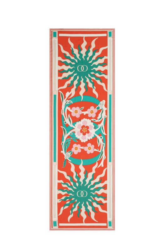 Shalimar Cs Shawl Orange - 1