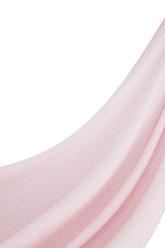 Shuttle Cotton Silk Shawl Pink - 3