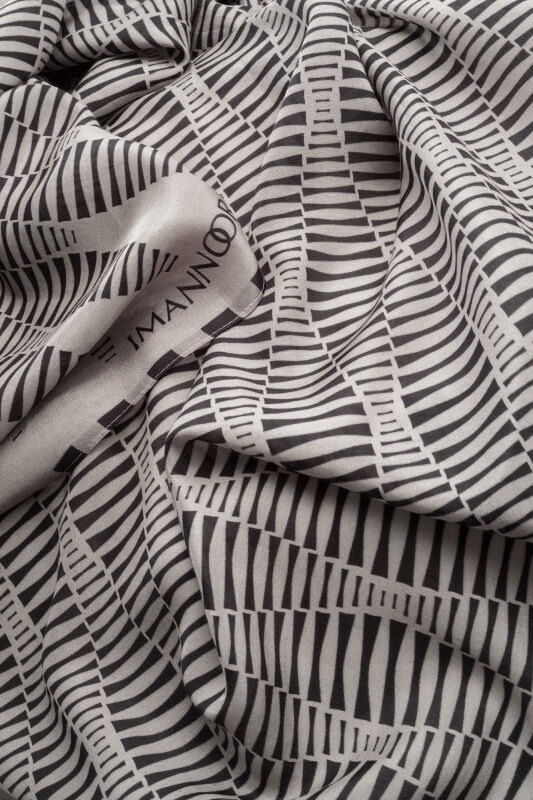 Shuttle Gray Cotton Floss Shawl - 4