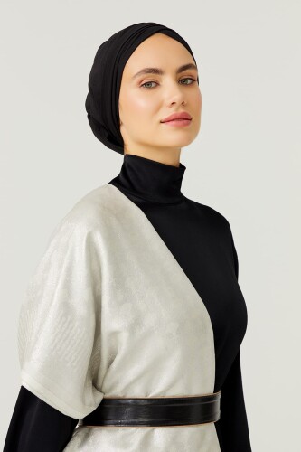 Silvery Carnation Silk Shawl Stone - 4