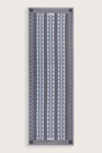 Sırma Koyu Gri Floş Viskon Şal 72x212 - 2