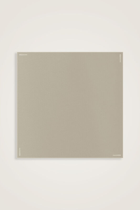 Solid Color Mink Crepe Silk Scarf - 2