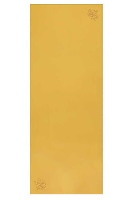Solid Mongol Silk Shawl Yellow - 1