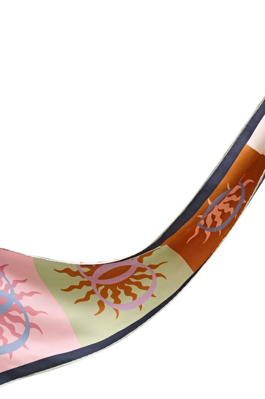 Star Flower Twilly Foulard Pink - 2