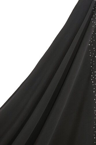 Stony Silk Shawl Black - 5