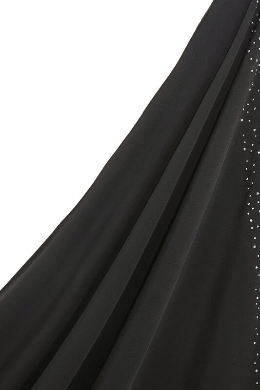 Stony Silk Shawl Black - 5