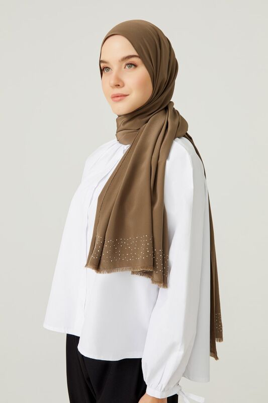 Stony Silk Shawl Mink - 2
