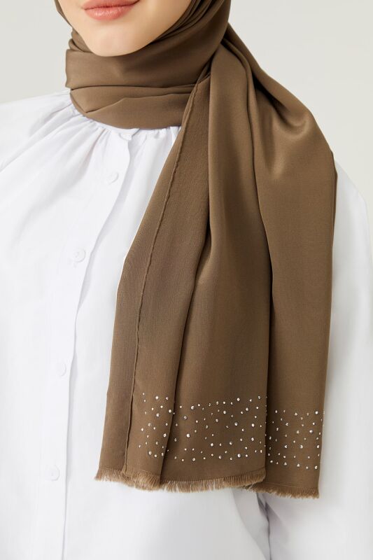 Stony Silk Shawl Mink - 4