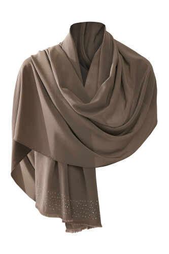 Stony Silk Shawl Mink - 7