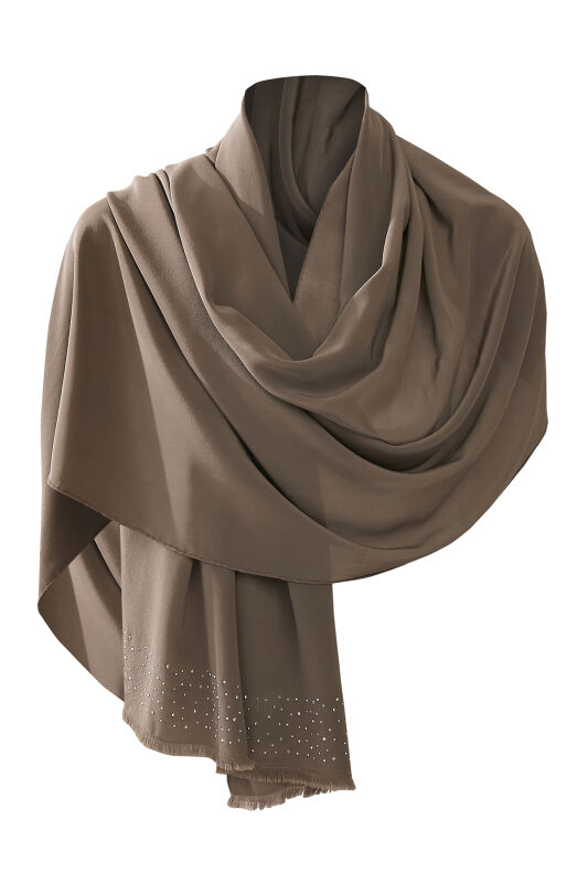 Stony Silk Shawl Mink - 7