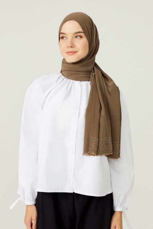 Stony Silk Shawl Mink - 8