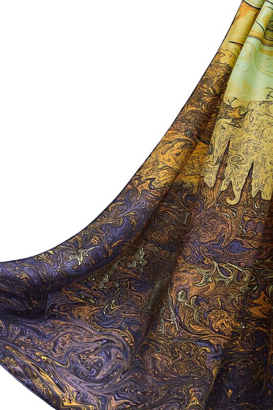 Süleymaniye Twill Silk Foulard - 2