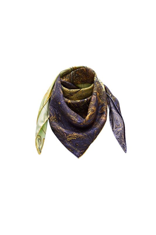 Süleymaniye Twill Silk Foulard - 4